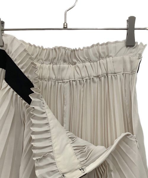 Ameri                    pleated skirt beige 0132… - image 4