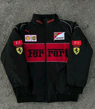F1 Ferrari Vintage Racing Jacket Racing Embroidered Jacket MARKET TOP VALUE