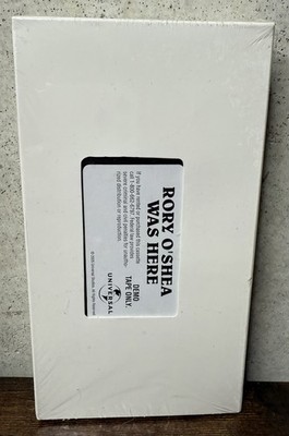 RORY O'SHEA Was Here VHS Promo Screener 2004 Never Released On VHS Sealed Rare