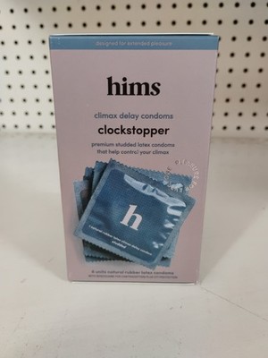 Hims Clockstopper Climax Delay Condoms 8 ct. 