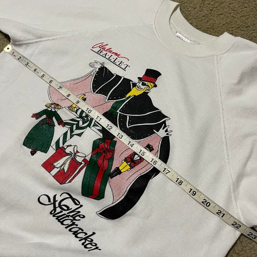 Vintage The Nut Cracker White Graphic Crewneck XL - Picture 5 of 6