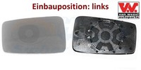 VAN Wezel 0320831 Spiegelglas FüR AußEnspiegel Links FüR Audi