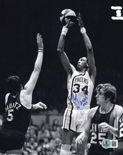 Mel Daniels Autographed 8x10 Photo Indiana Pacers 