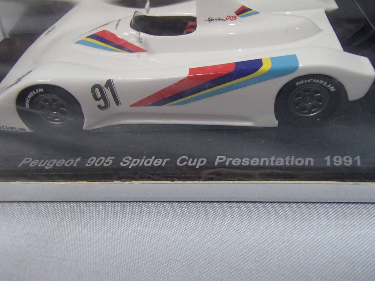 Spark 1/43 Peugeot 905 91 1991 Spider Cup Presentation Car