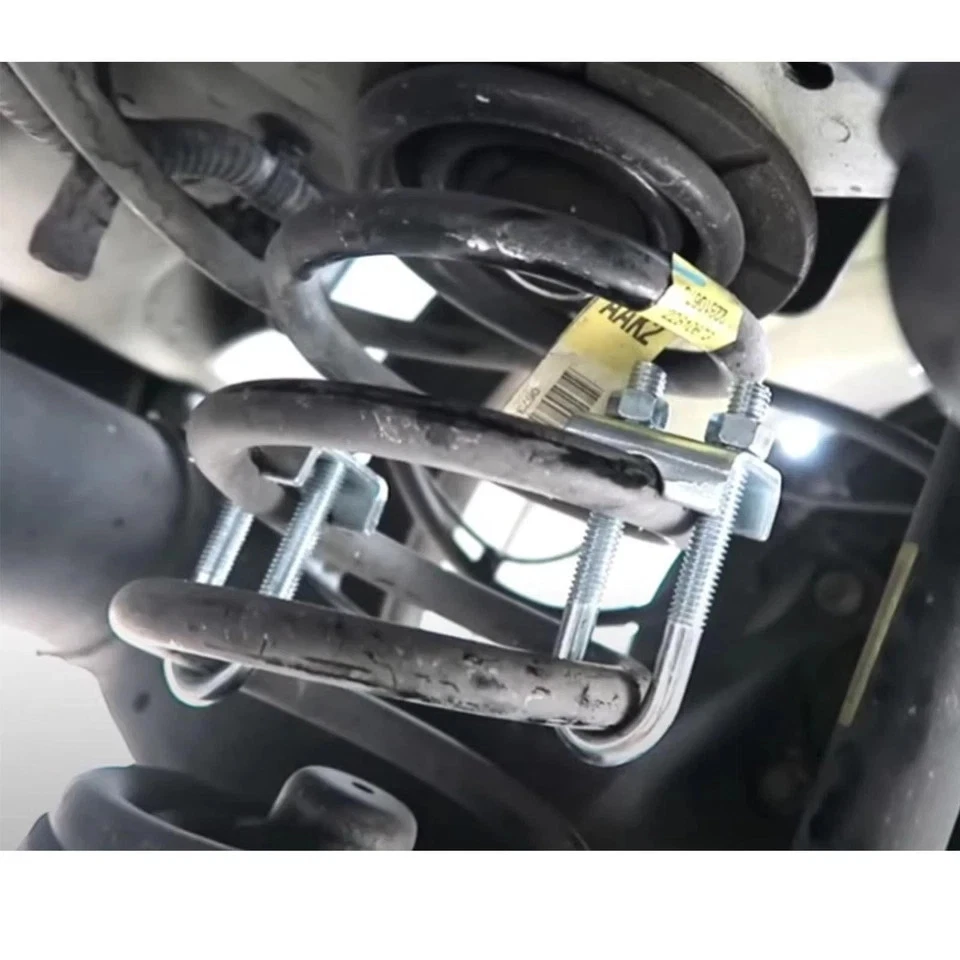 Kit de abrazadera de nivelación de resorte helicoidal ajustable 4 estabilizadores de resorte helicoidal Foto 3 de 4