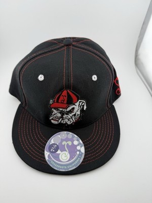 Grassroots California Bowl Dogs 7 1/8  Fitted Hat New Flat Brim