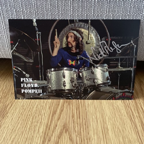 Nick Mason limitierte Auflage signierte Postkarte Pink Floyd At Pompeji MCMLXXII 2 CD - Bild 2 von 8