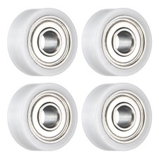 4Pcs 693ZZ Ball Bearing 3x10x4mm Double Metal Shielded Chrome Steel, White