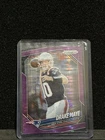2025 Panini Prizm Drake Maye #165 Purple Pulsar Parallel Patriots QB