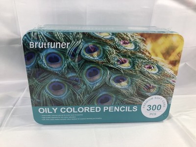Brutfuner 300 Oily Colored Pencils Premium Soft Core Artist Quality