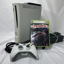 Microsoft XBOX 360 Pro HDMI Console Bundle with Controller & NFS Carbon. Read*