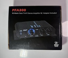 New Pyle PFA300 90 Watts Class T Hi-Fi Stereo Amplifier W/Adapter