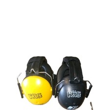 2 x Edz Kidz - Kids Ear Defenders - yellow & black.New,no box.