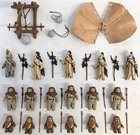 Vintage Kenner Star Wars EWOK ONLY Lot of (19) Action Figures & Vehicles LOOSE