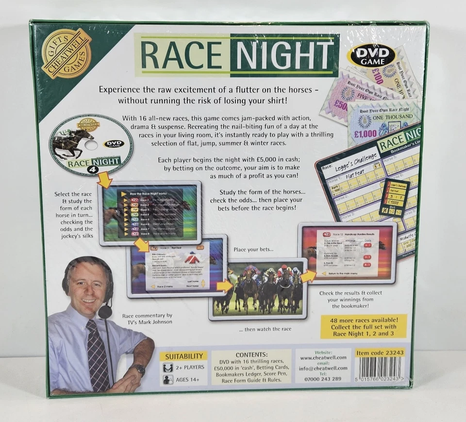 Sealed Cheatwell Race Night Host Your Own Race Night Game 4th Ed Horse Racing - Image 3 of 4