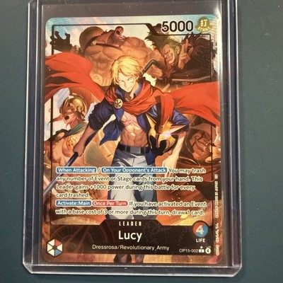 メイプルストーリー　オダイバアイランド　カード OP15-002 Lucy Alt Art Leader Adventure on KAMI's Island One Piece
