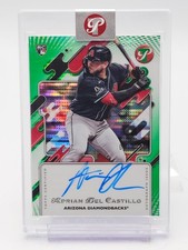 ADRIAN DEL CASTILLO 2025 TOPPS PRISTINE AUTO GREEN ROOKIE /150 #PA-AD Q2550
