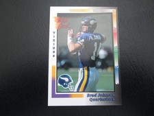 BRAD JOHNSON 1992 WILD CARD FOOTBALL ROOKIE CARD # 427 NMMT. rookie card picture