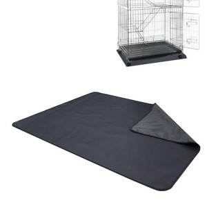Mat de cage d'oiseau extérieur non glissant Aquariums de reptiles à la maison sous la cage d ́animal