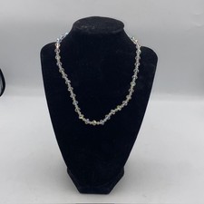 Aurora Borealis Crystal Necklace 17" Choker