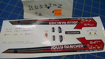 Racer-X #2 Jolly Rancher Decal from Mid-America Raceway | eBay
