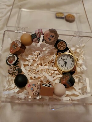 Jul's Jewels watch!! Millefiori jewelry! Vintage!!
