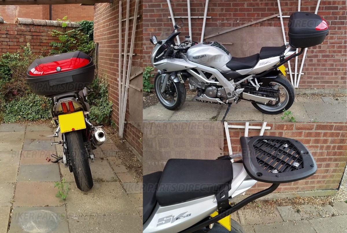 【Suzuki 】 Motorcycle Top Box Extra Large XL 52L Universal Fitting Luggage