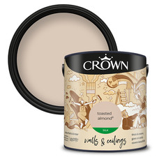 Crown Emulsion Paint Matt or Silk 2.5L All Colours
