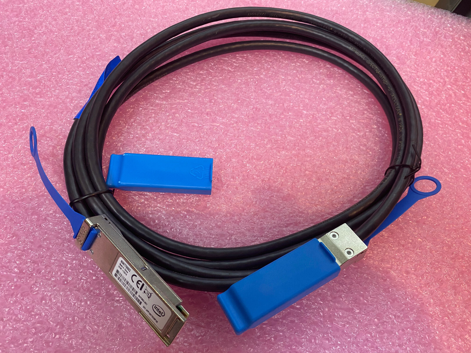 Intel G47683-001 QSFP+ DAC Direct attach Cable Assembly 606770003 