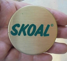 SKOAL-script snuff can lid-NEW/UNUSED 