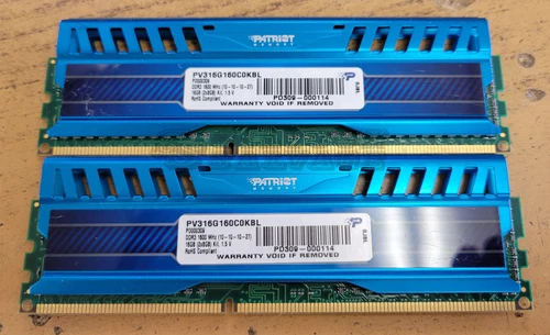 Patriot Viper 2 x 8GB DDR3-1600 PC3-12800U 240-Pin Desktop Memory PV316G160C0KBL