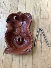 Vintage Multi Products Inc Brown Squirrel Nut Bowl Melamine Plastic 1960s