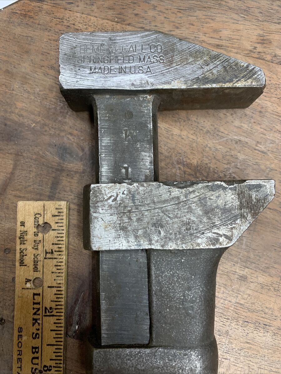 Antique Bemis & Call Co. Adjustable Monkey Wrench, Great Antique Bemis & Call Co. Adjustable Monkey Wrench, Great