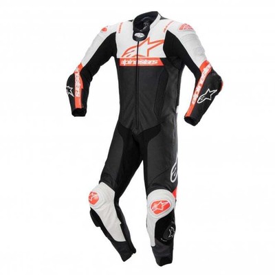 Alpinestars Herren 1-Teiler Anzug - Missile V2 WARD Tech Air Ready - schwarz/weiß/rot