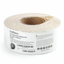 60 80 120 180 220 320 400 600 Grit 2.75" x 22yds PSA Sandpaper Sticky Back Roll