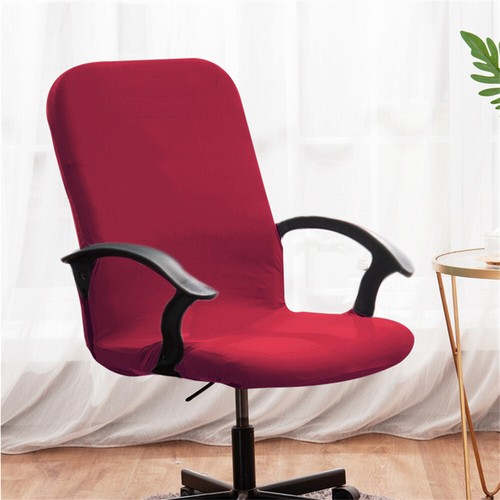 Office Stretch Chair Covers Computer Rotating Seat Chair Cover Slipcovers Decor - Picture 10 of 39
