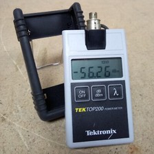 Tektronix TEKTOP200 Power Meter w/ Grip-Stand - No Probe Cover - PwrsOn - USED