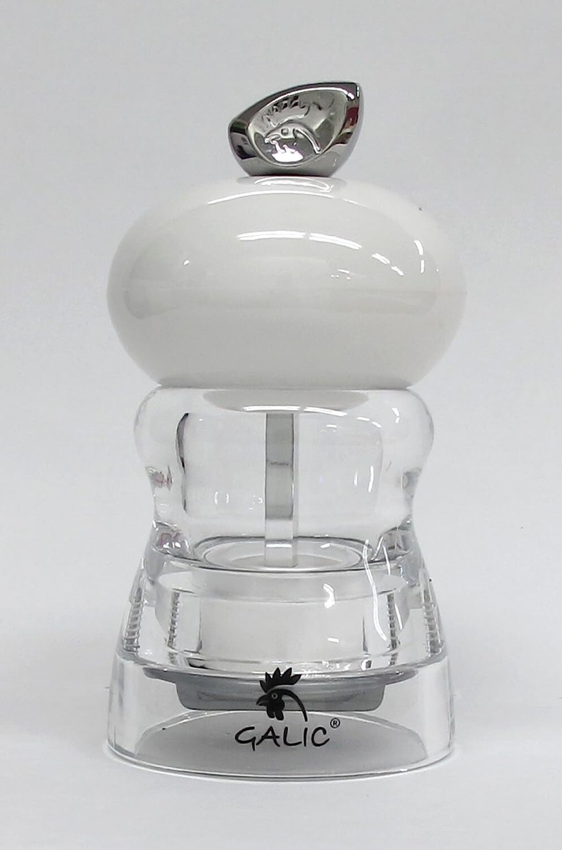 Suncraft Gallic salt grinder white S size 99102 5.3 x 5.3 x 10 cm
