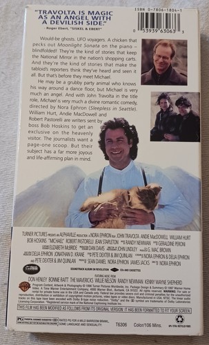 Michael VHS - John Travolta, Andie MacDowell, William Hurt - TESTED - Imagen 2 de 5