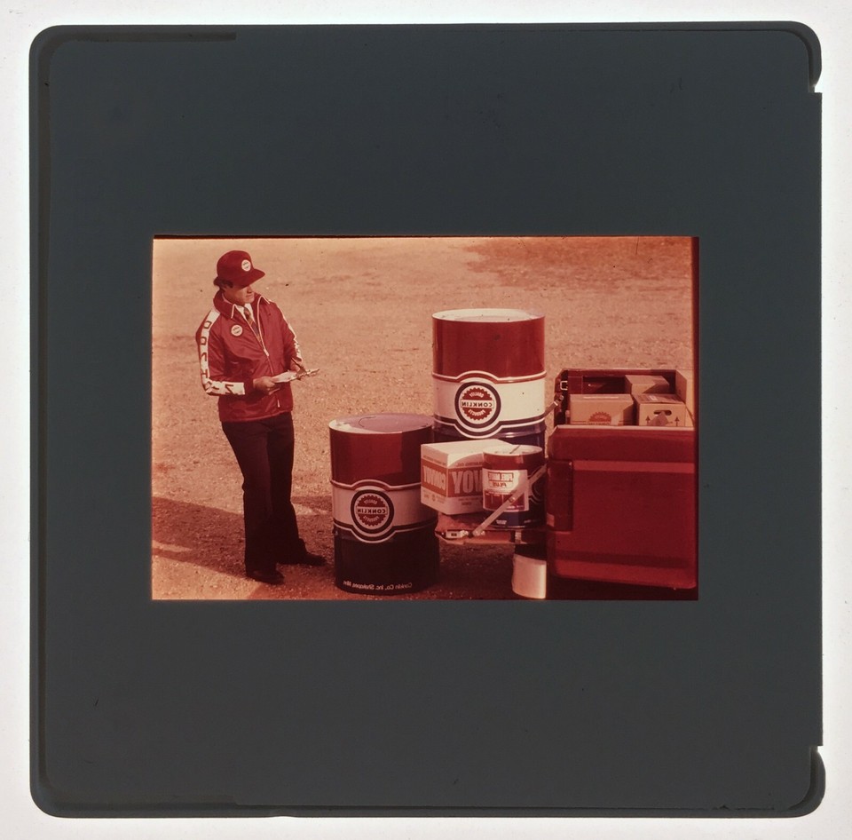 1981 Conklin Co Promo 35mm Slide Convoy Oil Fuel Mate Delivery Shakopee