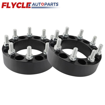 #ad 2Pcs 2quot; 8x6.5 to 8x6.5 Wheel Spacers 9 16quot; Studs for Dodge Ram 2500 3500 8 Lug $63.26