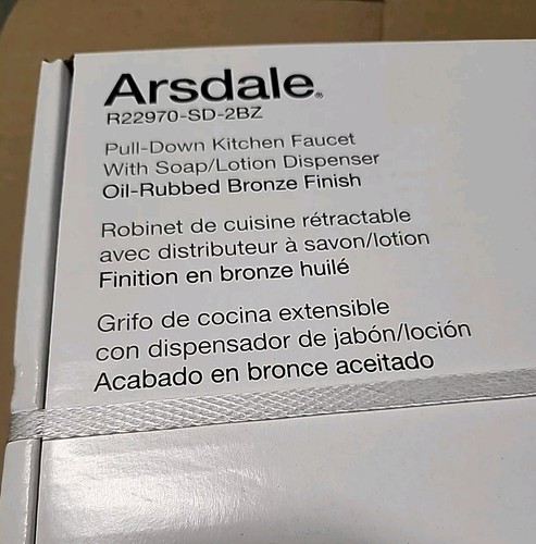 Kohler Arsdale R22970-SD-2BZ 1Handle PullDown Kitchen Faucet Oil Rubbed Bronze - Picture 10 of 10