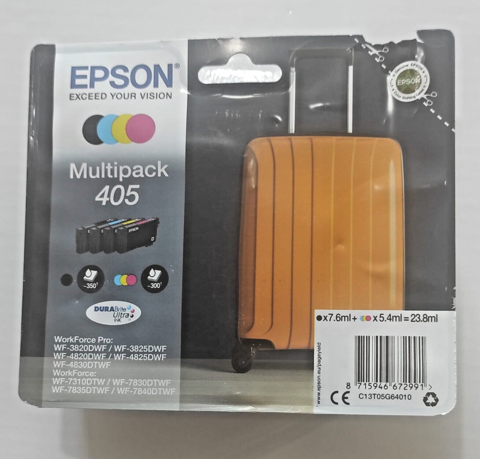 Epson C13T05G64010 405 Ink Cartridge Multi Pack 7.6ml EPT05G64010 - Image 5