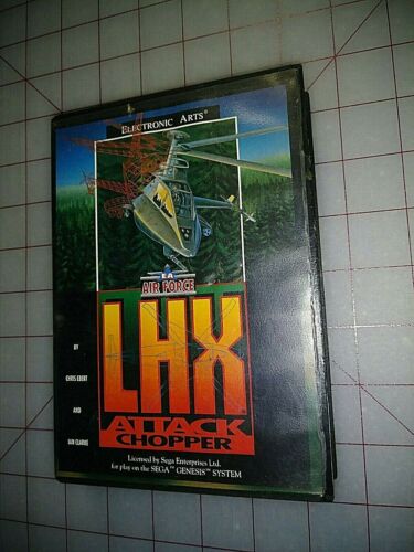 LHX Attack Chopper SEGA GENESIS Game, manual and box Benefits Charity - Picture 1 of 12