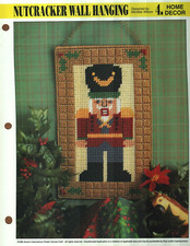 NEW NUTCRACKER WALL HANGING ANNIE'S PLASTIC CANVAS PATTERN INSTRUCTIONS