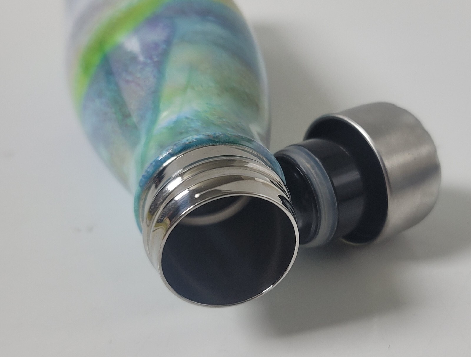 S'well 17oz Water Bottle - Insulated Stainless Steel - Opal Marble