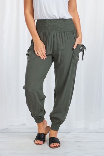 Caroline Morgan Harem Pants Women Casual Baggy Hippie Bohemian Yoga Beach Travel - Picture 6 of 104