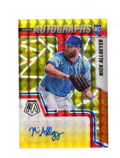2022 Mosaic Rookie AUTO RED & YELLOW Nick Allgeyer /88 - Blue Jays 🔵⚪️ (W)
