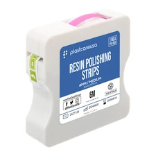 Medium Grit Resin Polishing Strips File Kit, 4mm x 6M, Dental Sanding Teeth