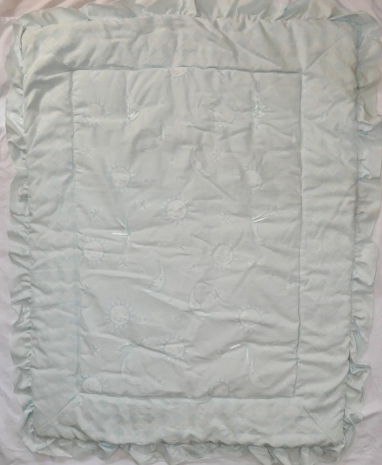 Manta Cuna Bebé KIDSLINE Blue Moon Sun Stars 36x45 Foto 2 de 4